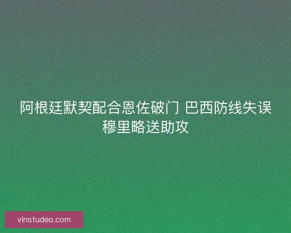 阿根廷默契配合恩佐破门 巴西防线失误穆里略送助攻
